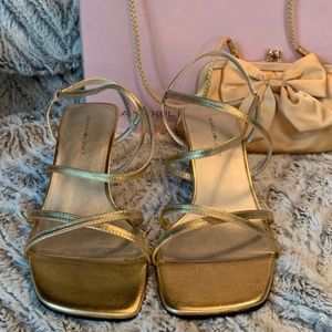 Bandolino Strappy Heels with Valerie Stevens Purse